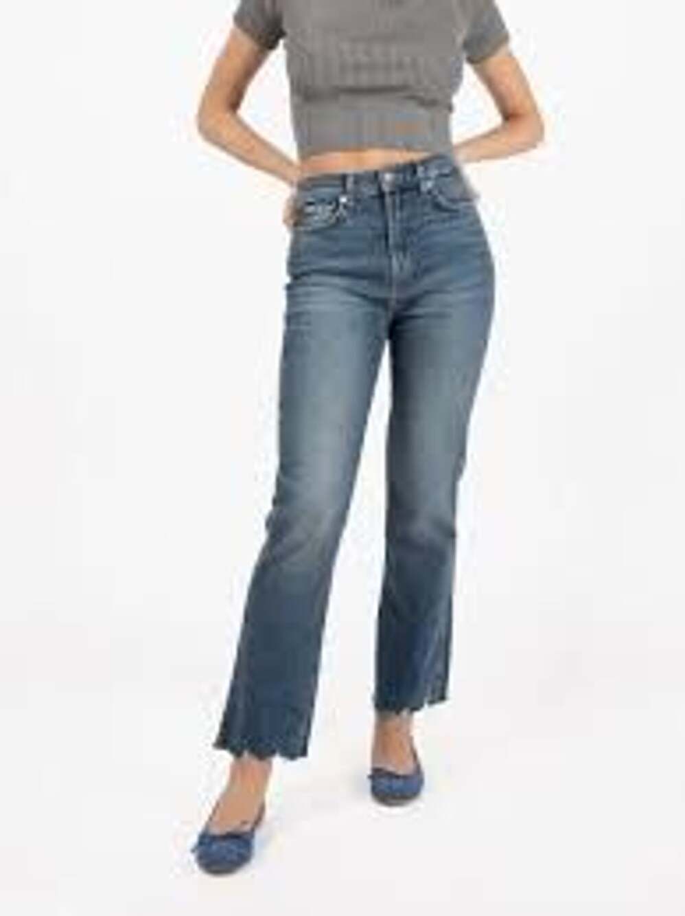 7 For All Mankind - High Waist (HW) Slim Kick Luxe Vintage Jeans Size 30